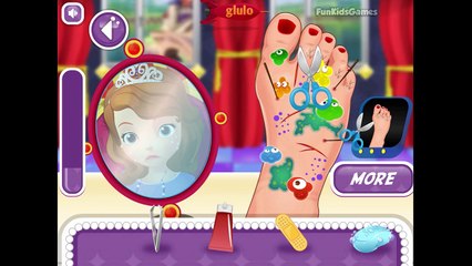 Sofia the First - Sofia Foot Doctor - Disney Movie Cartoon Game for Kids in English