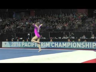 Ragan Smith (USA) - Floor - 2016 Pacific Rim Championships Team/AA Final