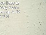 DURAGADGET Premium Laptop Sleeve  Case in Silver Memory Foam for the Samsung ATIV Book 9