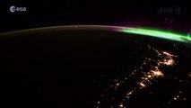 Un astronaute capture une aurore boréale depuis l'ISS