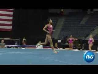 Gabby Douglas - Floor - 2016 Secret Classic - Podium Training