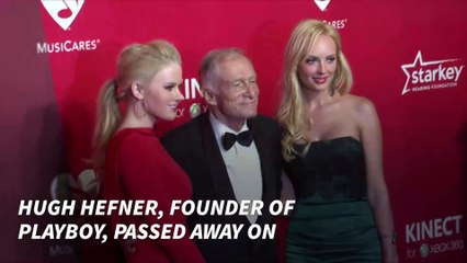 Celebrities mourn Playboy founder Hugh Hefner's death
