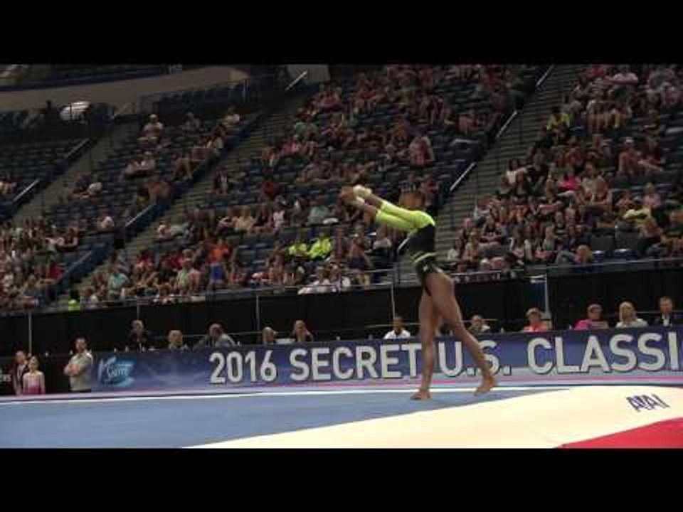 Trinity Thomas - Floor Exercise - 2016 Secret U.S. Classic - Junior