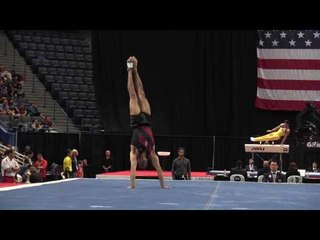 Akash Modi - Floor Exercise - 2016 P&G Championships - Sr. Men Day 2