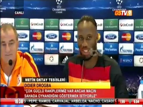 Didier Drogba - Galatasaray - Real Madrid. (-Maç Öncesi-) 16.09.2013