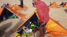 Semi-marathon des sables à Fuerteventura : les participants se font à manger