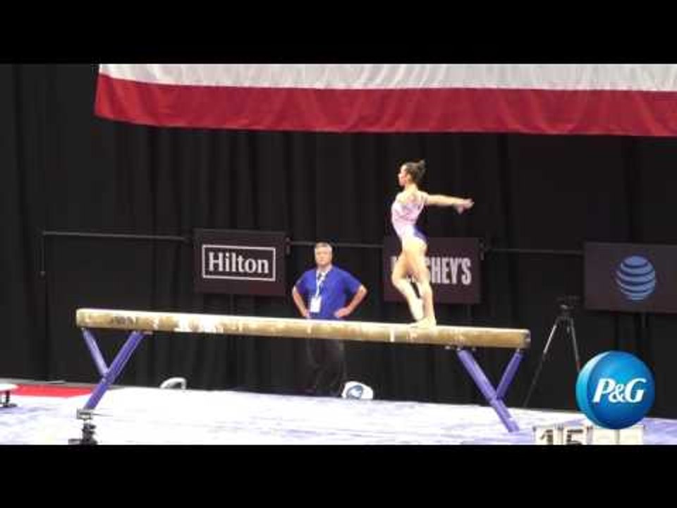 Aly Raisman - Balance Beam - 2016 P&G Gymnastics Championships - Podium Training