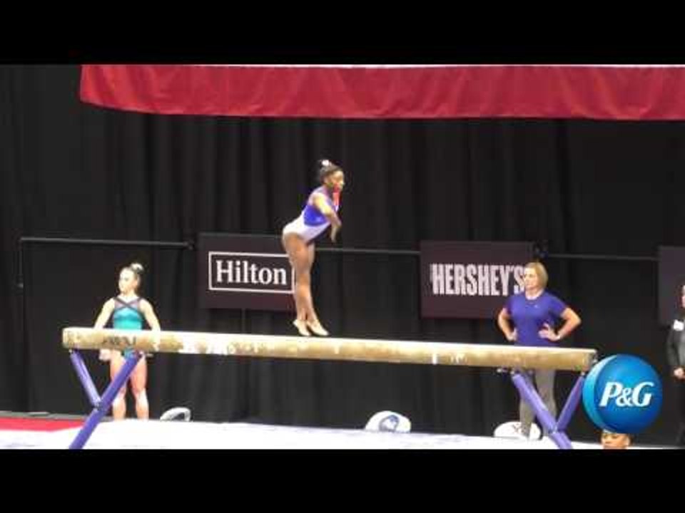 Simone Biles - Balance Beam - 2016 P&G Gymnastics Championships - Podium Training
