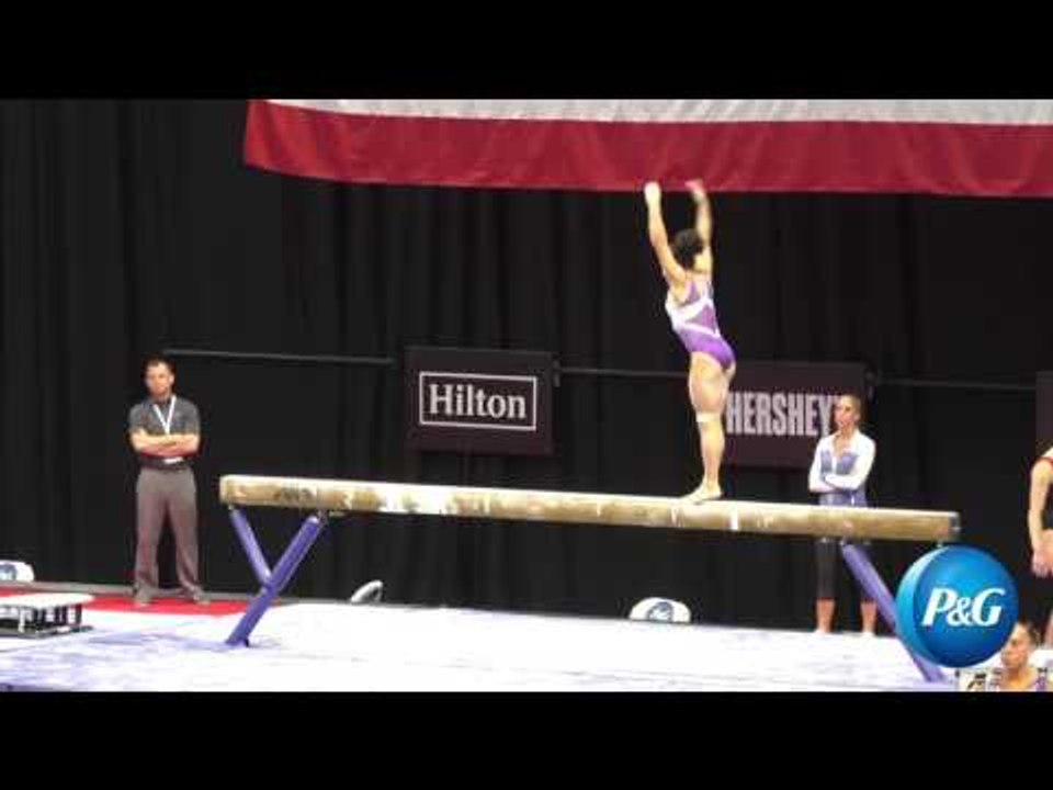 Laurie Hernandez - Balance Beam -  2016 P&G Gymnastics Championships - Podium Training