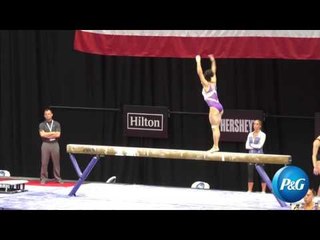 Laurie Hernandez - Balance Beam -  2016 P&G Gymnastics Championships - Podium Training