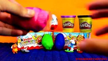 Play Doh Kinder Surprise Angry Birds Cars 2 Smurfs Hello Kitty Disney Planes Surprise Eggs