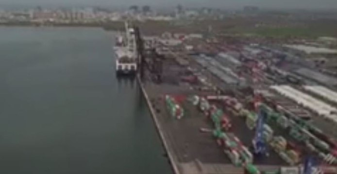 Dozens of Supply Containers Idled at Puerto Rico Port, Drone Footage Shows