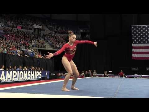 Rachel Gowey - Floor Exercise - 2016 P&G Gymnastics Championships – Sr. Women Day 1