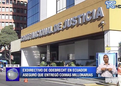 Delator de Odebrecht da detalles de coimas en Ecuador