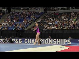 Emily Lee - Floor Exercise - 2016 P&G Gymnastics Championships – Jr. Women Day 2