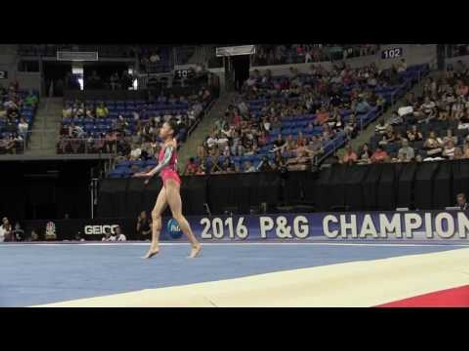 Gabby Perea - Floor Exercise - 2016 P&G Gymnastics Championships – Jr. Women Day 2