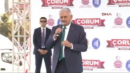 Çorum Başbakan Yıldırım Toplu Açılış Töreninde Konuştu -3