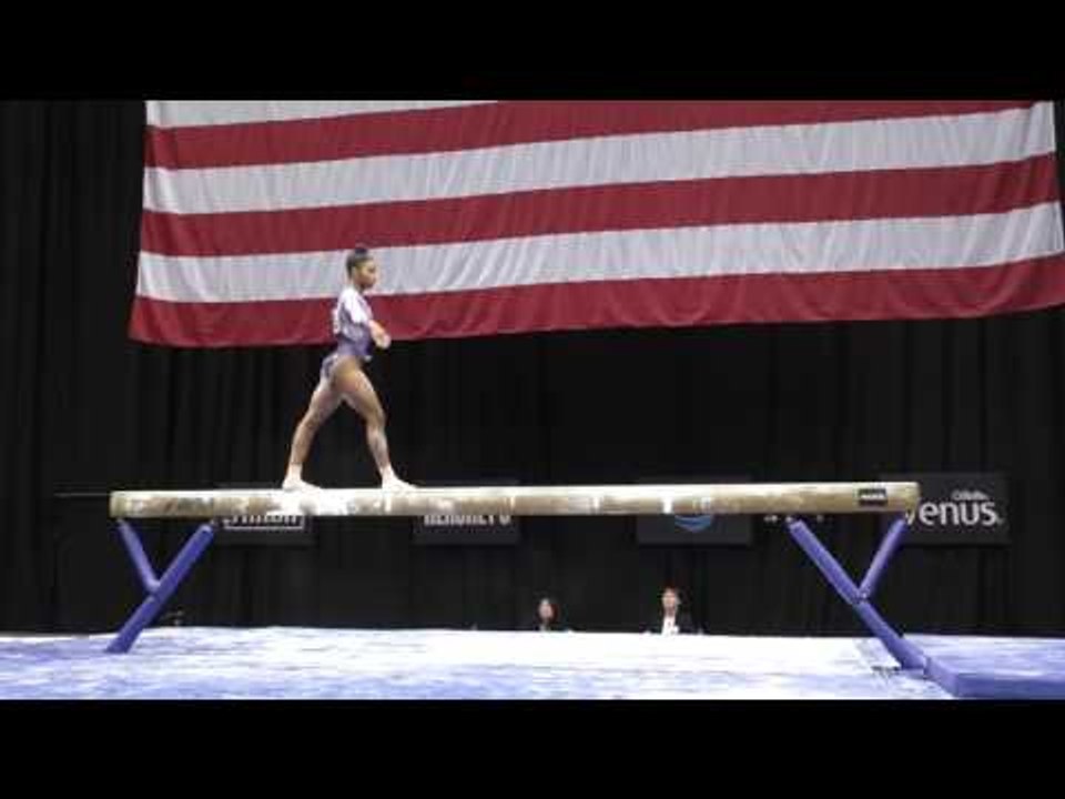 Gabby Douglas- Balance Beam - 2016 P&G Gymnastics Championships - Sr. Women Day 2