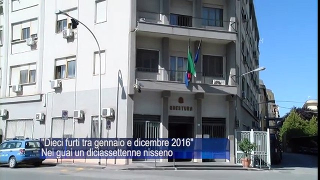 Dieci furti tra gennaio e dicembre 2016”, nei guai un diciassettenne nisseno