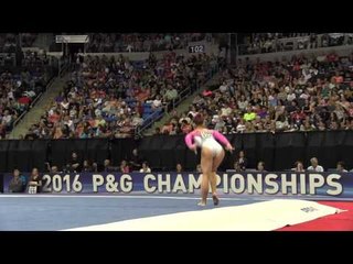 Christina Desiderio - Floor Exercise - 2016 P&G Gymnastics Championships – Sr. Women Day 2