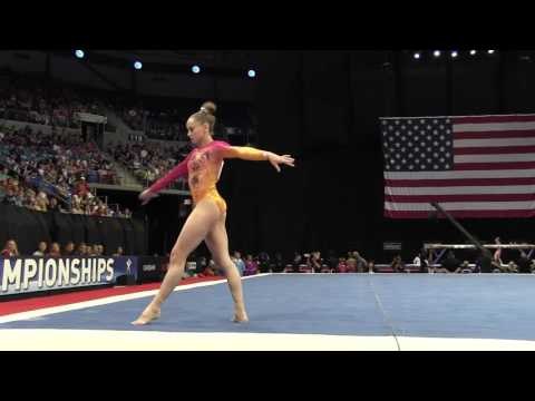 Rachel Gowey - Floor Exercise - 2016 P&G Gymnastics Championships – Sr. Women Day 2