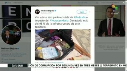 Brigadas comienzan limpieza de Barbuda, isla devastada por Irma