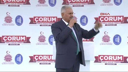 Çorum Başbakan Yıldırım Toplu Açılış Töreninde Konuştu -2