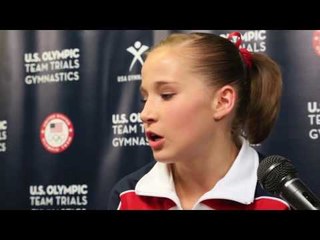 Madison Kocian - Interview - U.S. Olympic Team Trials - Day 1