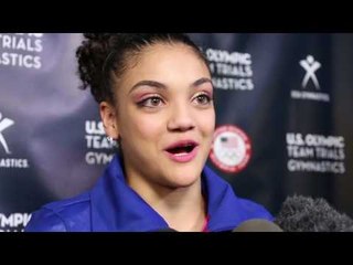 Laurie Hernandez - Interview - 2016 U.S. Olympic Team Trials - Night 2