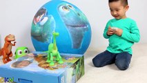 Disney The Good Dinosaur Super Giant Surprise Toys Egg Opening Fun With Ckn Toys