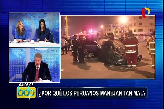 Especialista explica las principales causas de los accidentes de tránsito