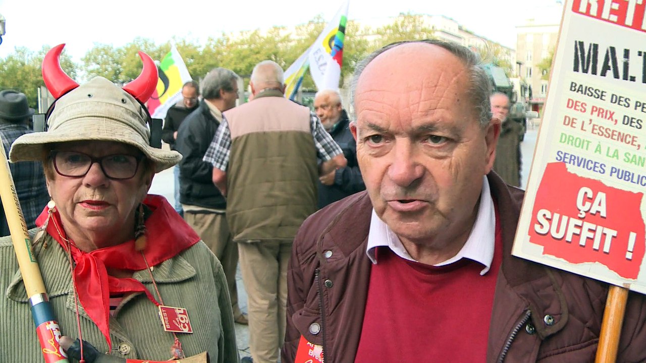 JT breton : les retraités dans la rue