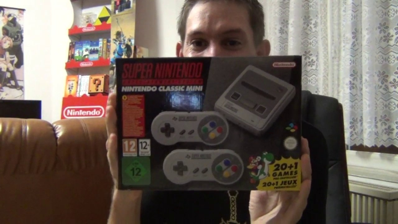 Unboxing snes mini et vidéo découverte