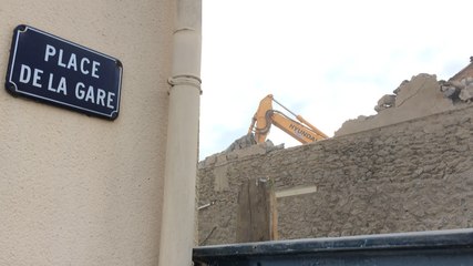 Travaux à la gare. La démolition de l'ex-trésorerie est lancée