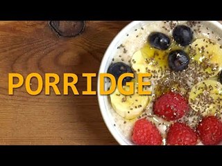PORRIDGE de avena| Un desayuno fácil y saludable | Receta vegana