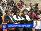 Estudio internacional presenta cifras sobre consumo de drogas en Ecuador