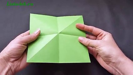 Как сделать прыгающую лягушку из бумаги