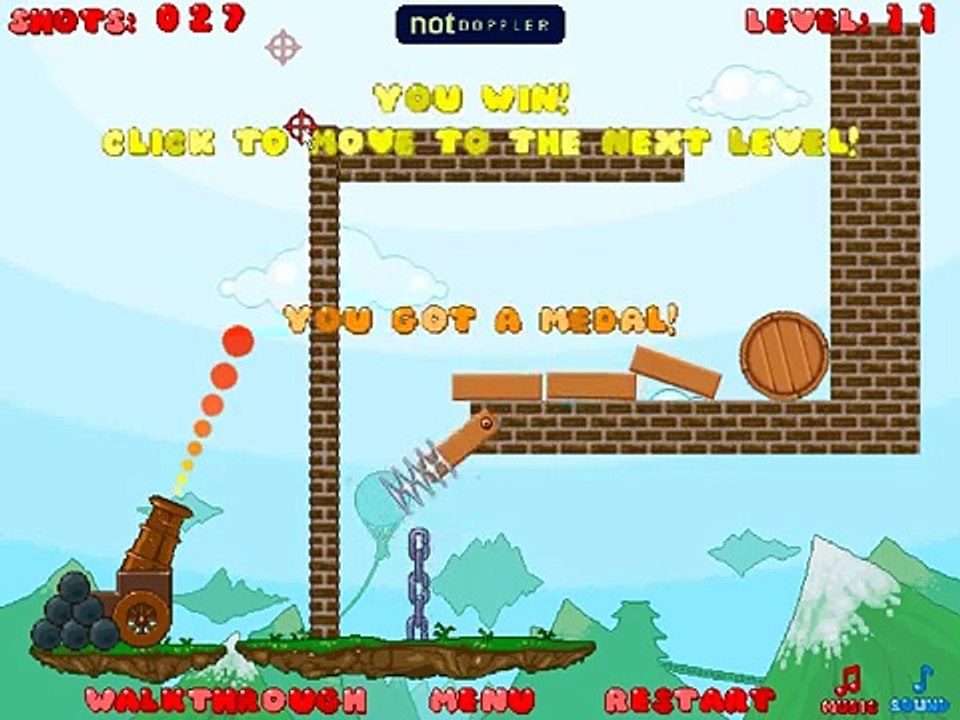 KaBoomz Walkthrough - Levels 1-30 - 53 Shots