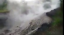 Avalancha en el volcán de Fuego