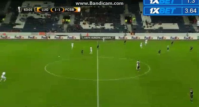 Junior Morais Goal HD - FC Lugano 1-2 FCSB 28.09.2017