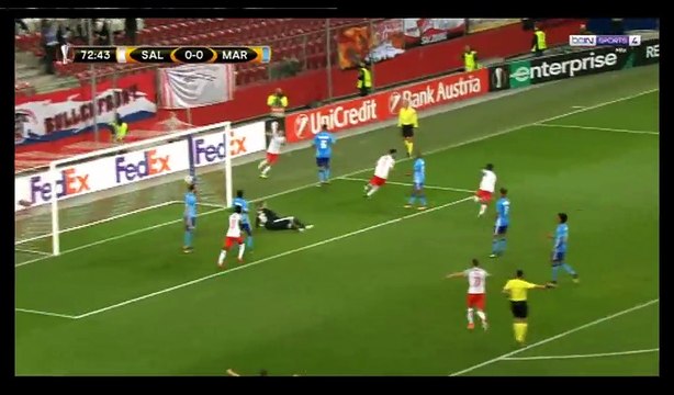 Munas Dabbur Goal HD - Salzburg 1-0 Marseille - 28.09.2017