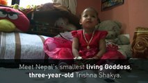 Nepal's three-year-old living goddess