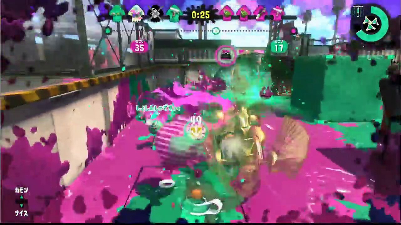 【スプラトゥーン2】新武器！ヴァリアブルローラー使ってみた！ヨコ振りカーボン、タテ振りダイナモ！