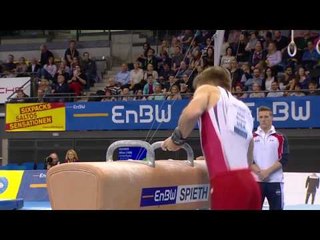 Allan Bower - Pommel Horse - 2017 Stuttgart World Cup