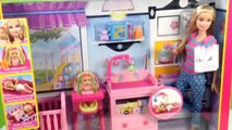 Boneca Barbie Profissoes Barbie Babysitter Playset Barbie em Português Toy Review ToyKids | Funtoys