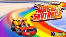 Blaze and the Monster Machines Race Cartoon Game Skytrack Race Kids Games Childrens Videos