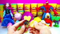Kinder surprise eggs Peppa pig   dora the explorer Play Doh violetta 3 | toys video