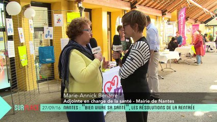 Sur place au forum "Bien vivre sa santé" à Nantes