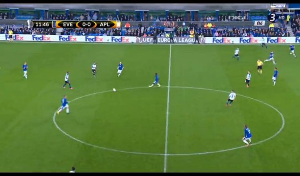 Sardinero Adrian Goal HD - Everton 0-1 Apollon - 28.09.2017