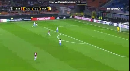 Andre Silva Goal HD - AC Milan 1-0 HNK Rijeka 28.09.2017